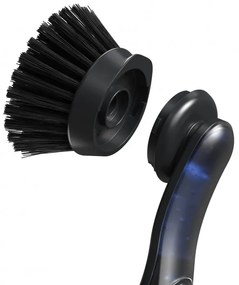 Perie de spalat vase cu dozator Joseph Joseph SinkTech 6500018, Cap inlocuibil, Gri