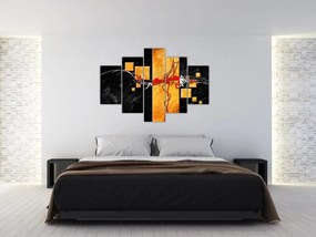 Tablou abstract - Dansatoare (150x105 cm)