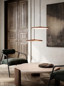 Lustra, Pendul LED, Design Nordic Minimalist, Artist 40cm Cupru