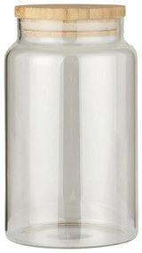 Recipient de sticla pentru alimente BAMBOO cu capac din bambus 1000 ml