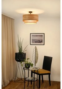 Brilagi - Lustr MONTANA BOHO 1xE27/15W/230V pr. 45 cm maro, montaj plafon