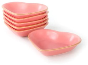 Boluri mici roz 6 buc. din ceramică – Hermia