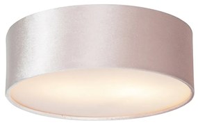 Plafoniera moderna roz 30 cm cu interior auriu - Drum