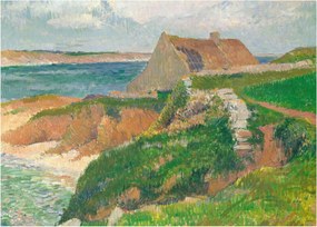 Tablou - Henri Moret, The Island of Raguenez, Brittany, reproducere (70x50 cm)