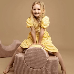 Teren de joacă din spumă gri 4 buc. din material textil înălțime 30 cm 45x170 cm Montessori – Meowbaby