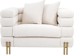 Fotoliu elegant design LUX York, crem 113841 HZ
