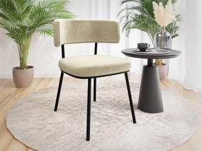 Scaun sufragerie Sorossa (crem + Negru) . 1103518