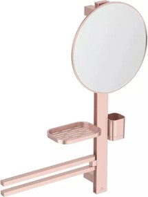 Set accesorii pentru lavoar Ideal Standard Alu+ rose mat 70 cm din aluminiu