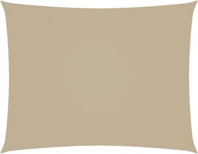 vidaXL Parasolar, bej, 2,5x4 m, țesătură oxford, dreptunghiular