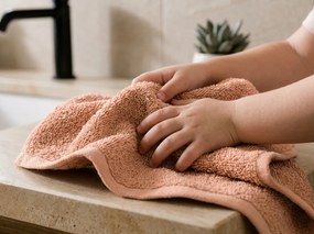 Prosop copii Bella 30x50 cm bej, 100% bumbac