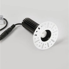 Mini Spot incastrabil LED 10W 3000K Trimless Duran negru