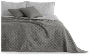 Cuvertură cu 2 fețe din microfibră DecoKing Axel, 200 x 220 cm, gri