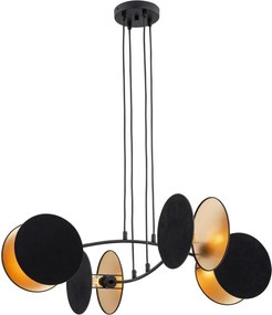 Candelabru suspendat pe cablu MOTIF 4xE27/15W/230V, negru