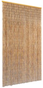 Perdea de usa pentru insecte, bambus, 100x200 cm Maro, 100 x 200 cm