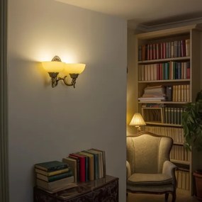 Lampă de perete Brilagi CLASSIC 2xE27/60W/230V alamă