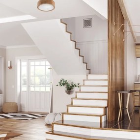 Plafonieră OAK 1xE27/60W/230V stejar Ø 27,5 cm