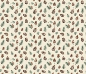 Lenjerie de pat din bumbac PINE CONES colorata Dimensiune lenjerie de pat: 70 x 90 cm | 140 x 200 cm