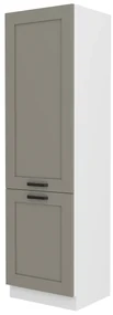 Dulap de bucătărie pentru alimente Lucid 60 LO 210 2F (claygrey + alb). 1045465
