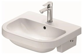 Duravit 24035500002 - Lavoar încastrat D-CODE 55 x 45,5 cm, ceramică, alb lucios