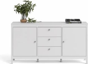 Bufet alb SALOMO cu 3 sertare