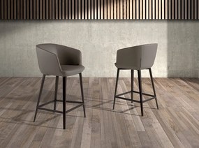 Scaun de bar stil avangardist Grey Stool