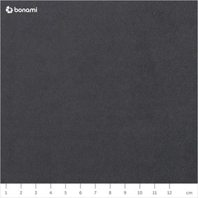 Canapea gri din catifea 237 cm Eden - Scandic