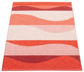 Covor pentru exterior și interior roșu 70x100 cm Urvi Fire – Pappelina