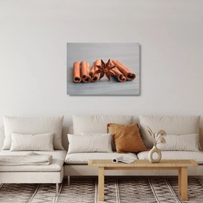 Tablou pe sticlă cu scorțișoară (70x50 cm)