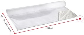Supermobel Husa saltea RIZO PVC, 180x200, alb