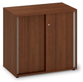 Dulap jos cu uși glisante ProOffice 80 x 45 x 73,5 cm, nuc