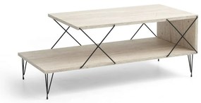 Măsuță de cafea Loire Travertine and Black