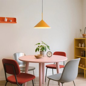 Lampă pendantă de design galbenă - Triangolo