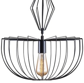 Lustră pe cablu JASMINA 1xE27/20W/230V d. 40 cm negru