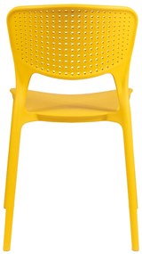 TODO Galben - SCAUN MODERN PENTRU BUCĂTĂRII, GRĂDINI, CAMERE DE CAFEA (FIXE)