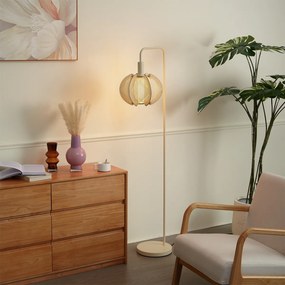 Lampă de podea Japandi bej cu abajur - Gertie