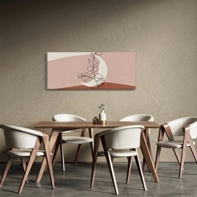 Tablou - Boho frunze N⁰2 (120x50 cm)