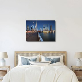 Tablou - Amurg în Rotterdam, Olanda (70x50 cm)