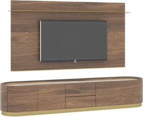 Unitate TV lemn masiv Giallo 240 cm