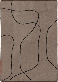 Covor maro lavabil din bumbac 140x200 cm Shadow – Mette Ditmer Denmark