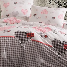 Set lenjerie de pat din bumbac satinat 2 persoane
