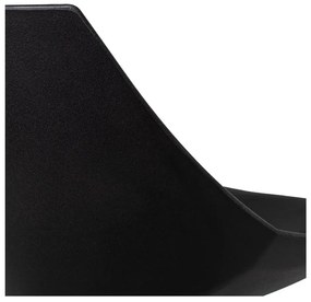 Scaune de bar negre cu înălțime ajustabilă 2 buc. din imitație de piele (înălțime șezut 56,5 cm) – Casa Selección