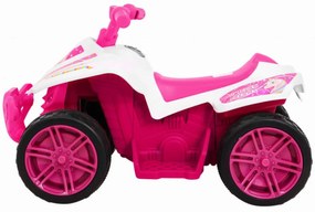 ATV Electric cu acumulator pentru copii NOVOKIDS™ Mini Monster , Lungime 70 cm, 3-6 ani , Max 30 kg , 6V, Roz