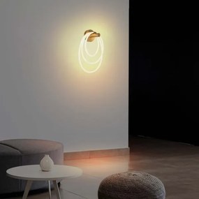 Aplică LED/37W/230V 3000K auriu