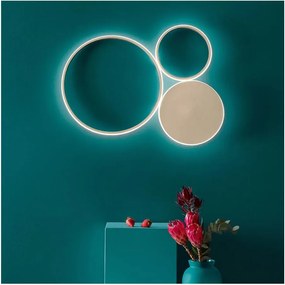 Ondaluce - Aplica de perete LED reglabilă POIS LED/42W/230V, aurie