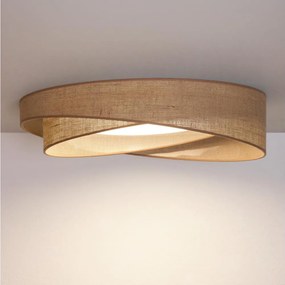 BRILAGI - Plafonieră LED VELVET TWIST LED/24W/230V 4000K diam. 55 cm bej