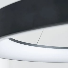 Brilagi - Lustră LED dimabilă FALCON II, 108 W, 230 V, 3000–6500K, Ø 80 cm, neagră + telecomandă