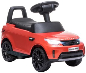 AIYAPLAY Mașinuță Electrică pentru Copii 18 Luni-5 Ani cu Licență Land Rover cu Muzică, USB și MP, 65x43x40 cm, Roșu | Aosom Romania
