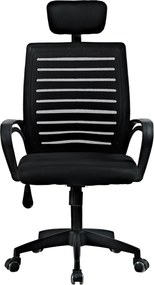 Scaun de birou, negru, TORES