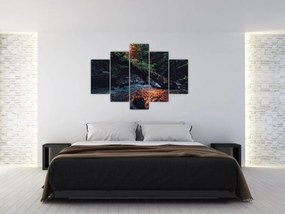 Tablou cu râu montan (150x105 cm)