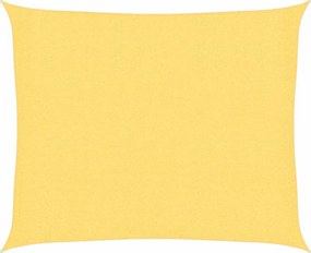 vidaXL Pânză parasolar, bej, 2,5x3 m, HDPE, 160 g/m²